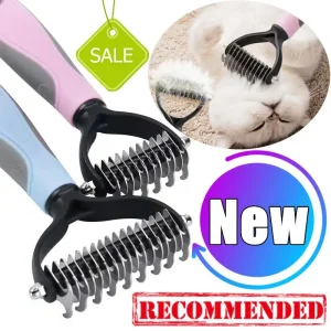 New Professional Pet Cat Hair Removal Comb Brush Dog Grooming Shedding Tools Puppy Hair Shedding Trimmer Pet Fur Trimming Combs