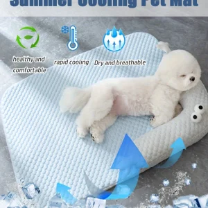 Summer Cooling Mat Sleeping Pad Pet Bed Mats Breathable and Absorbent Suitable For Small And Medium-Sized Cats and Dogs
